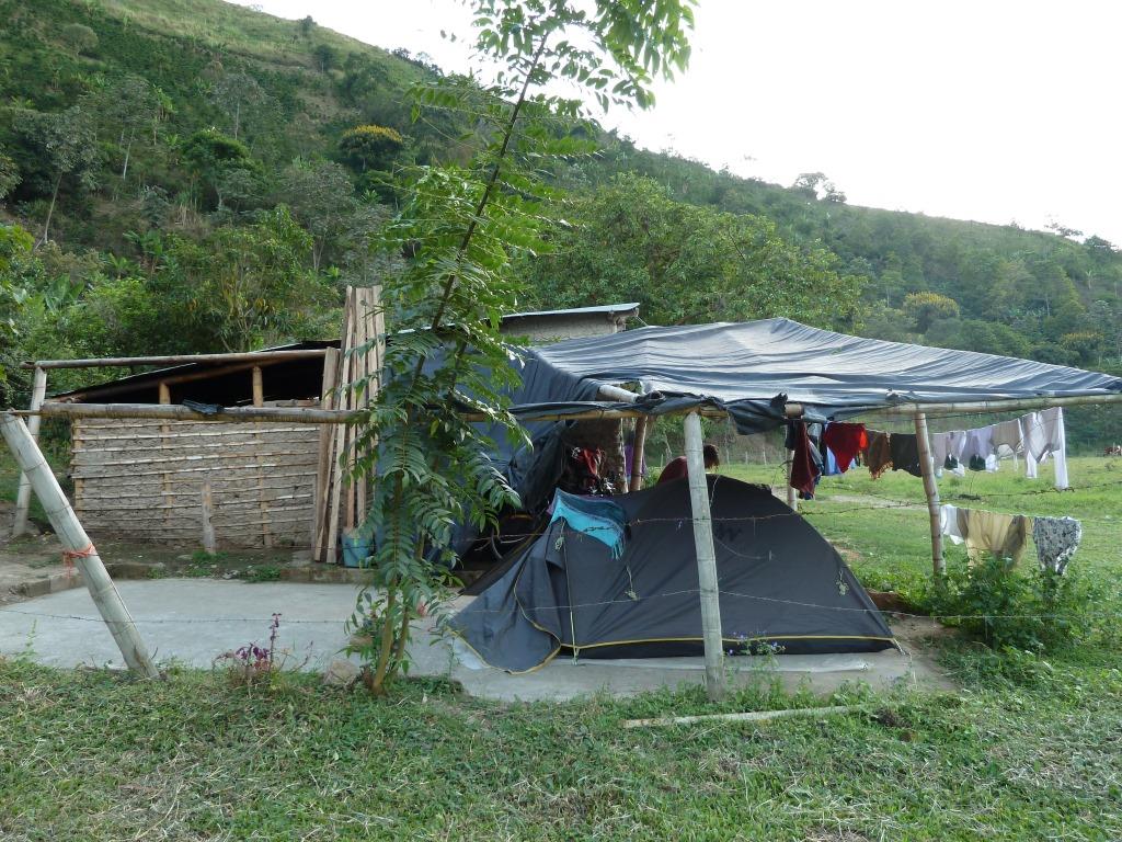 se loger en Colombie camping