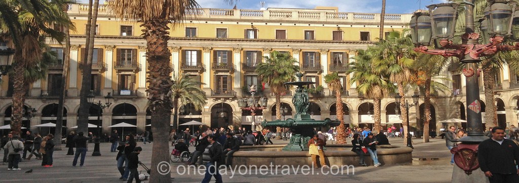 Plaza real Barcelone