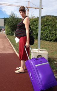valise à roulettes voyage maternité