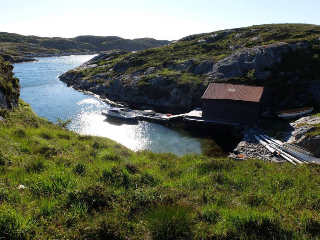 møkster île proche bergen norvege